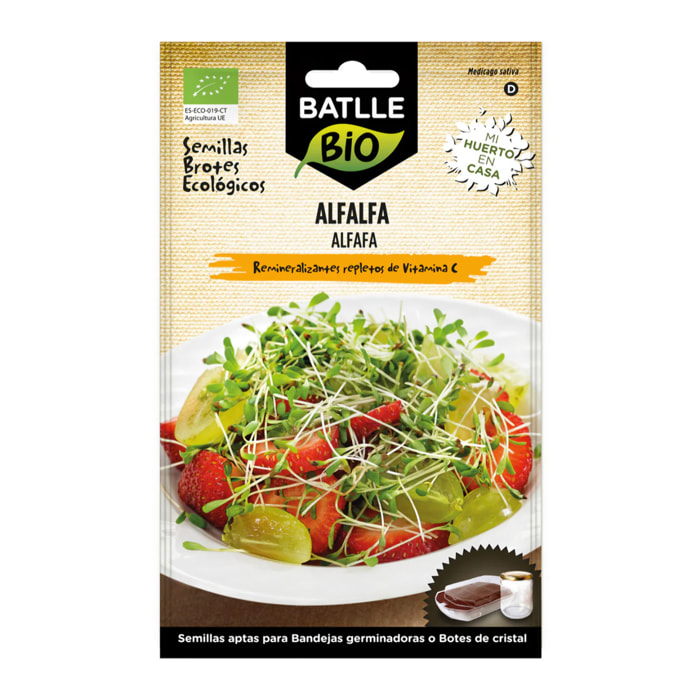 Semillas de Alfalfa ecológicas para germinados Batlle