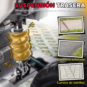 Moto Eléctrica para Niños de +3 Años, Moto Eléctrica Infantil con Batería 12V, Música, Velocidad 2,4-5 km/h y Ruedas Auxiliares Desmontables, Carga 30 kg, Rojo