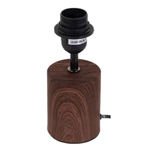 Well Home Lampara de sobremesa con base metálica Ø18x29,5cm