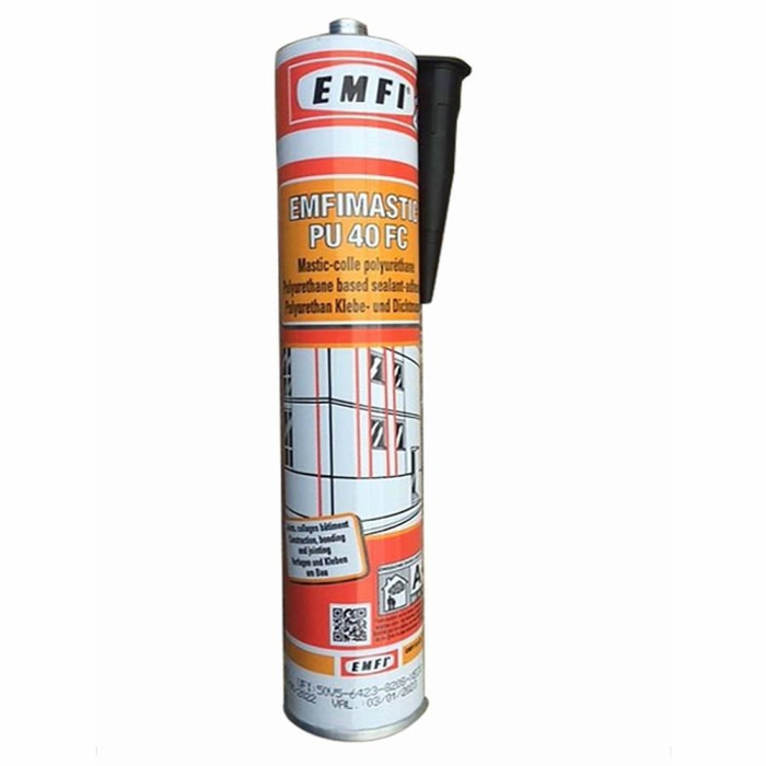 Mastic polyurethane en cartouche 300ML PU403 gris/25 - EMFI - 74171AE002