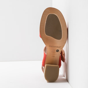 Sandalias con tacón S3142 TEXAS CORAL / VERDISO color Coral