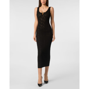 PHILIPP PLEIN Knit Day Dress MONOGRAM