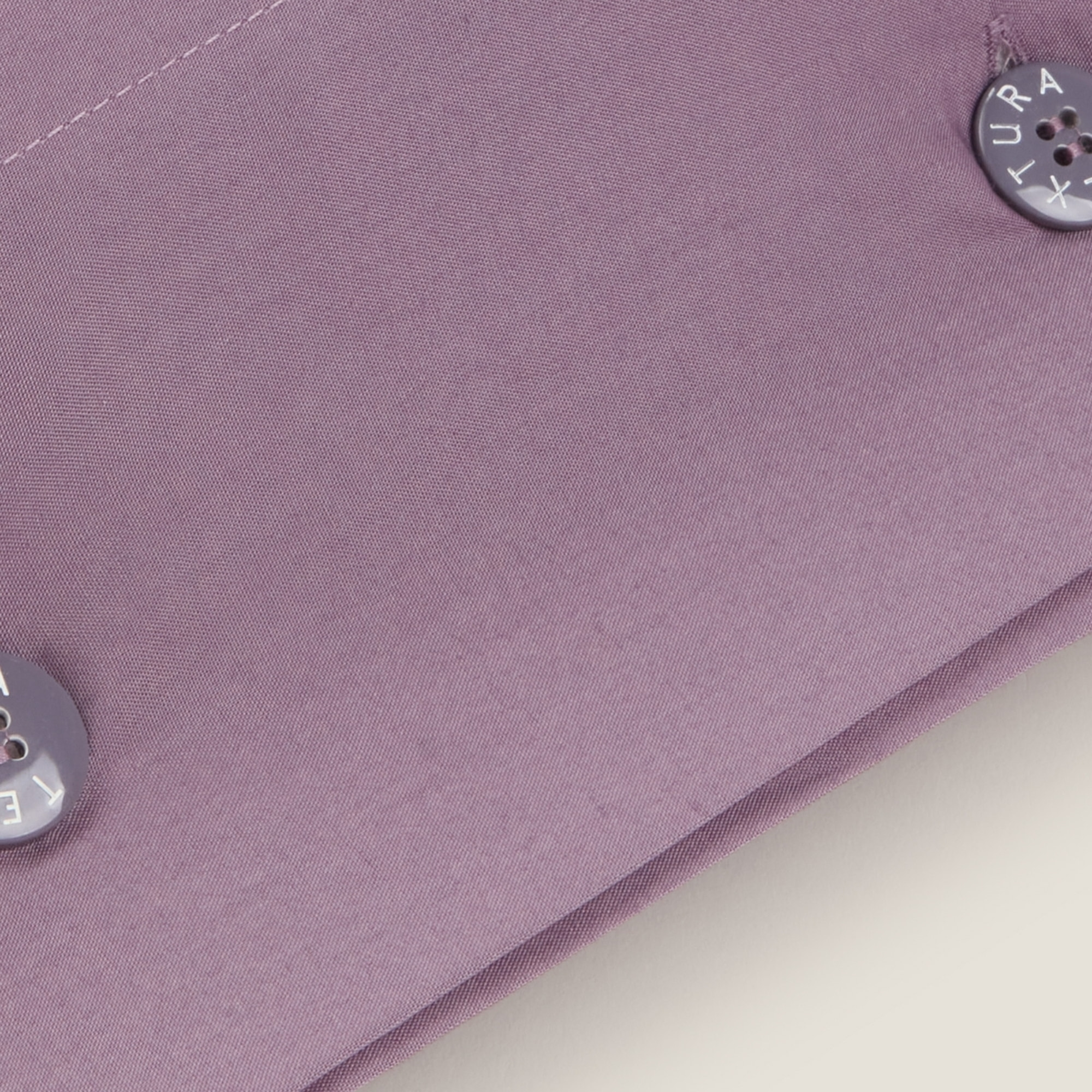Funda de almohada algodón percal Best color lila malva 100% Algodón percal
