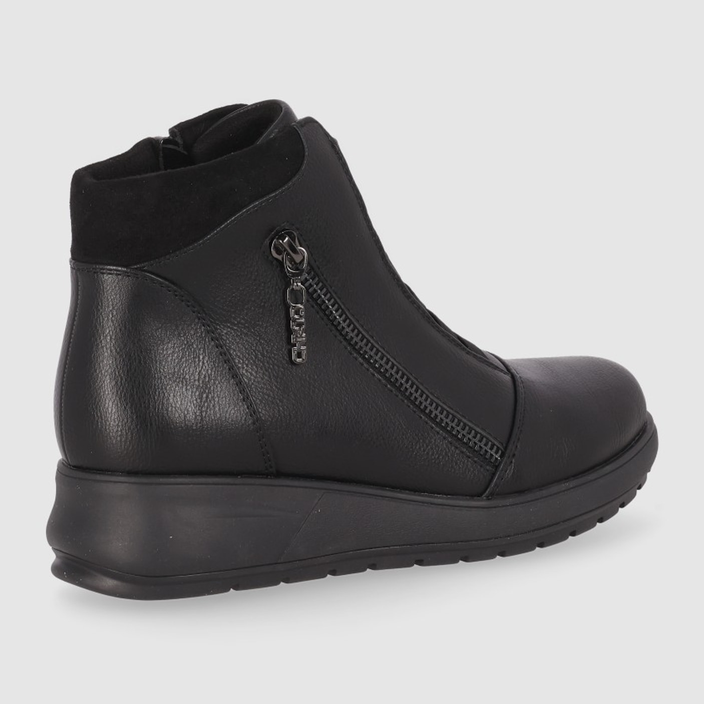 Botines - Negro - Tacón: Bajo