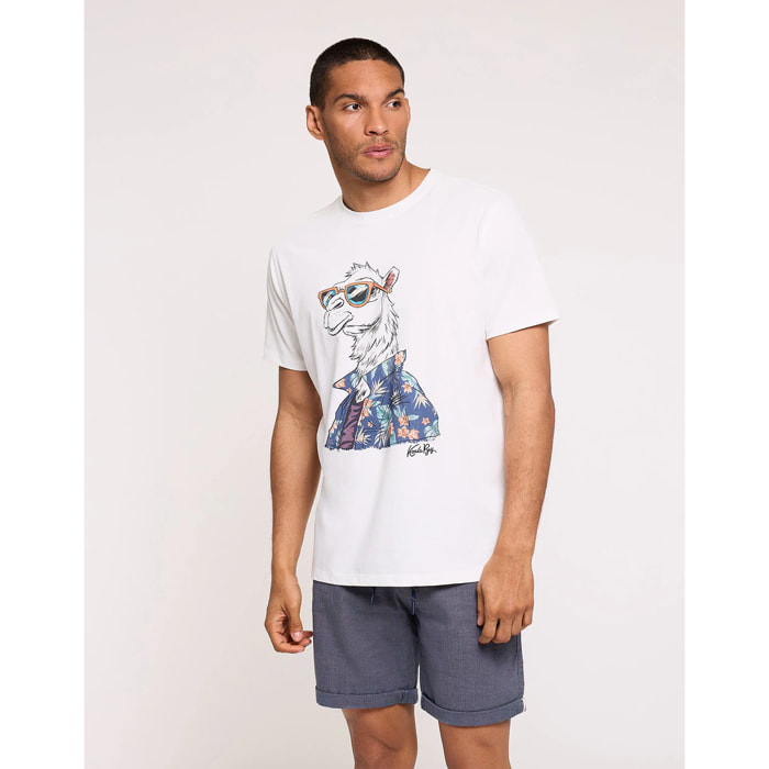 Camiseta Manga Corta Blanco - Lilia