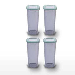 Lot de 4 Boîtes à Provisions Fackelmann Storage