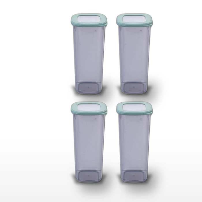 Lot de 4 Boîtes à Provisions Fackelmann Storage