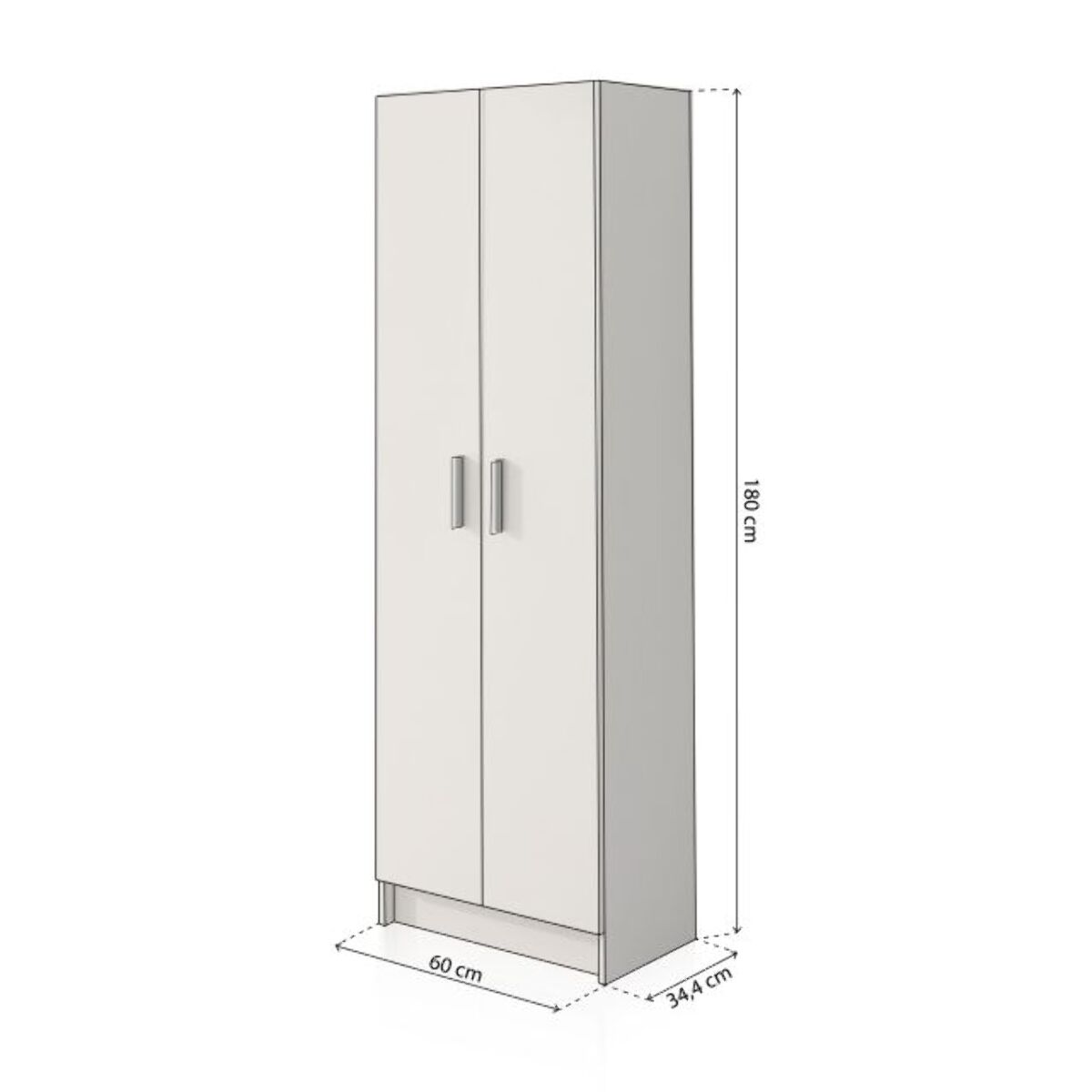 Armario Multi Useful SH 60 2 Puertas Blanco Roto