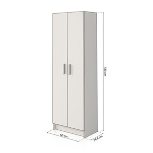 Armario Multi Useful SH 60 2 Puertas Blanco Roto