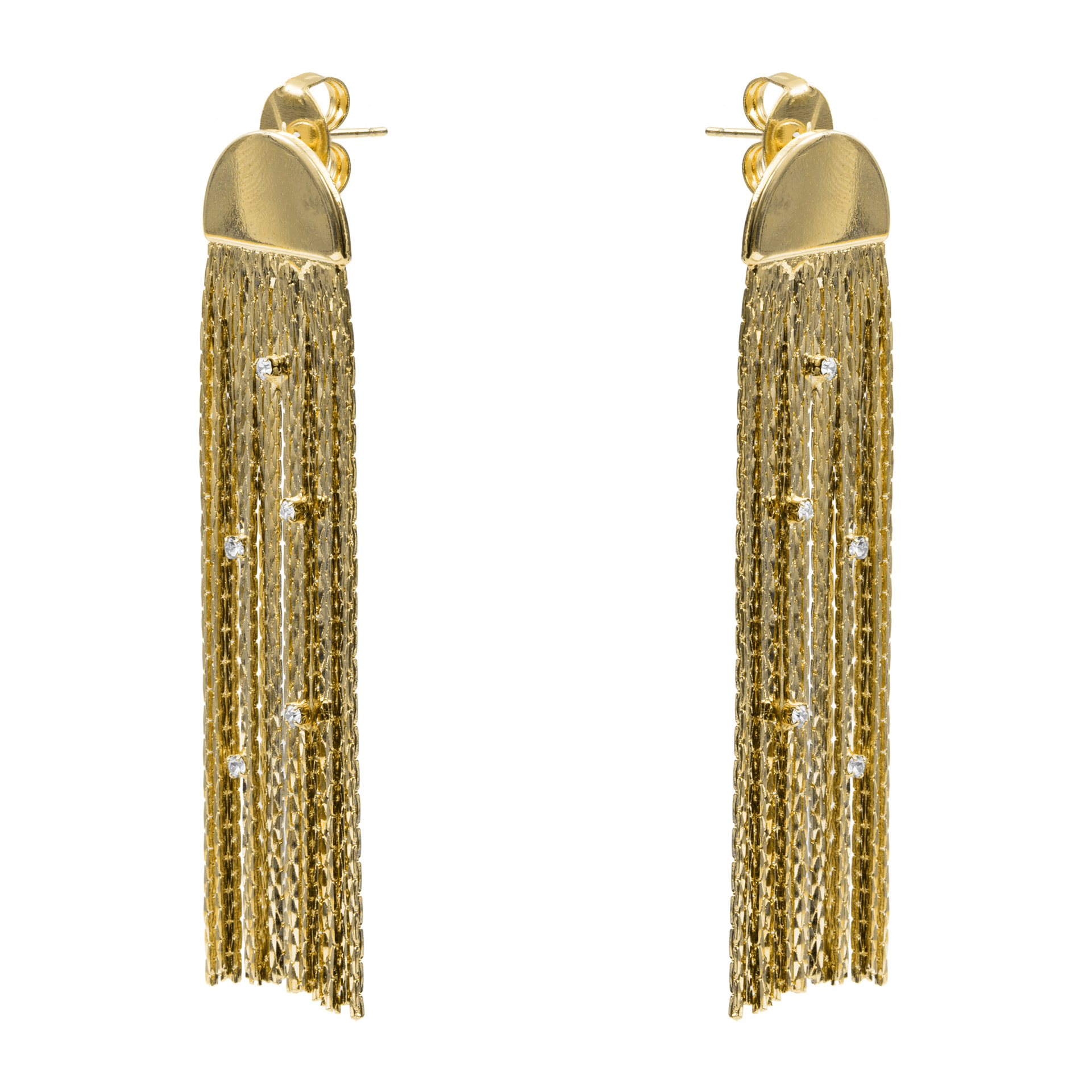 Pendientes acabado en oro amarillo de 18k