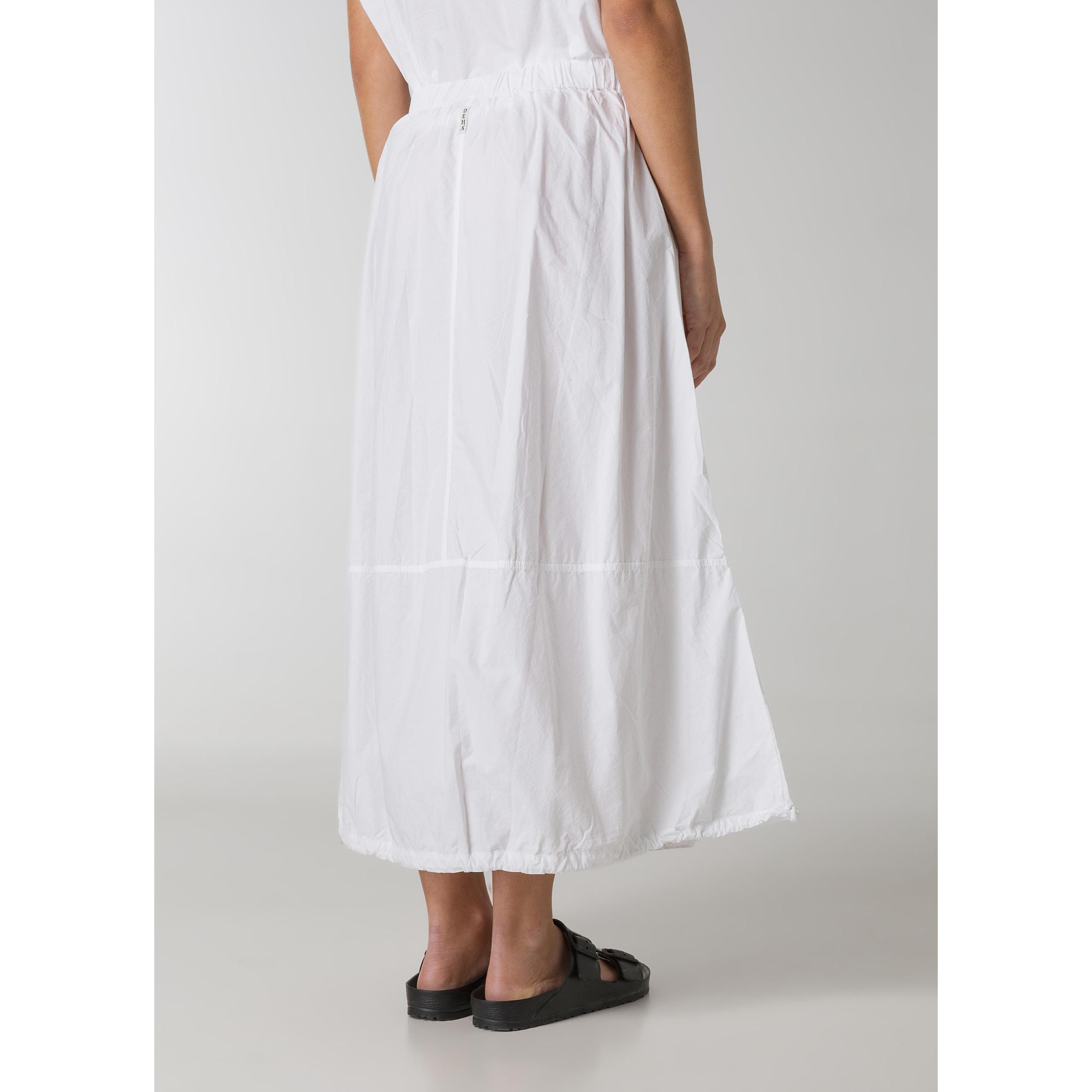 DEHA - Gonna POPLIN SKIRT in cotone per donna