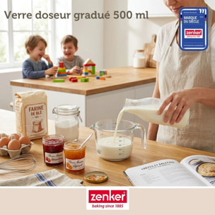 Verre mesureur en verre 500 ml Zenker