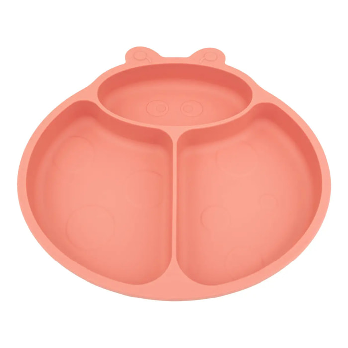 Set de repas Yumi 4 pièces coccinelle silicone