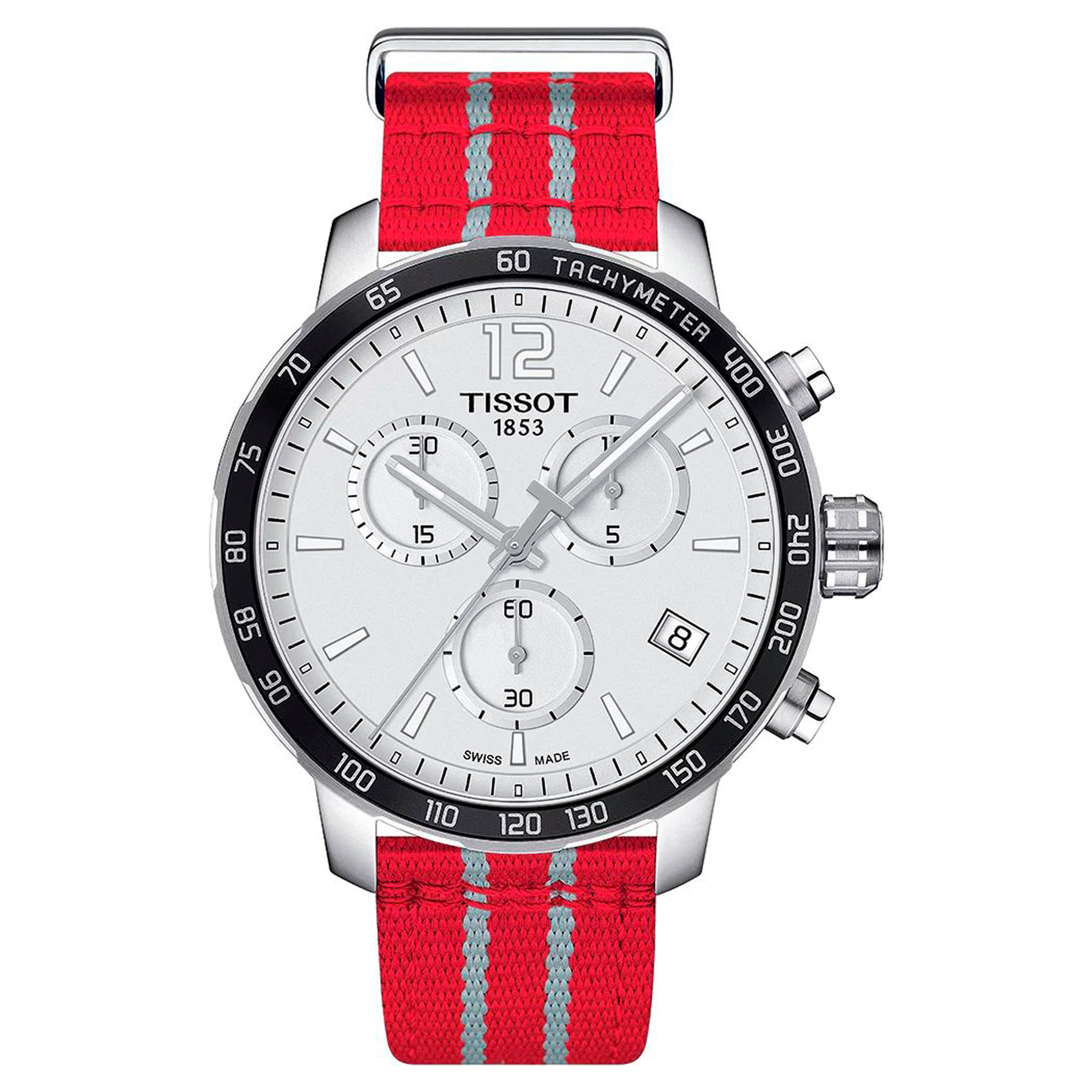 Reloj Tissot T095.417.17.037.12 Hombre Analogico Cuarzo con Correa de Nailon