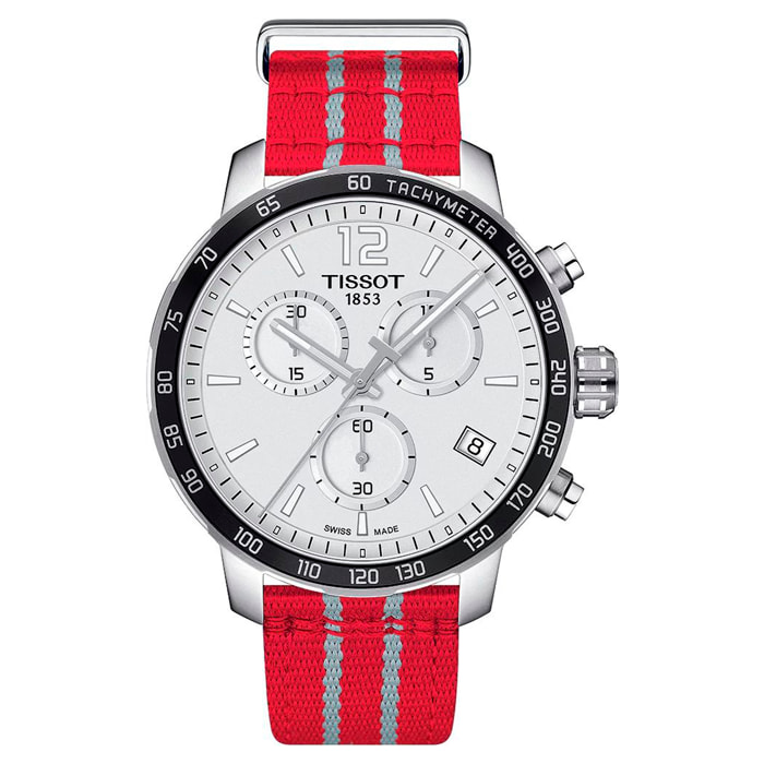 Reloj Tissot T095.417.17.037.12 Hombre Analogico Cuarzo con Correa de Nailon