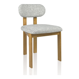 Tomasucci Ensemble de 2 chaises tripodes en bois