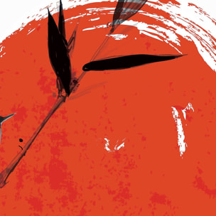 Tableau shinto et son rossignol Toile imprimée