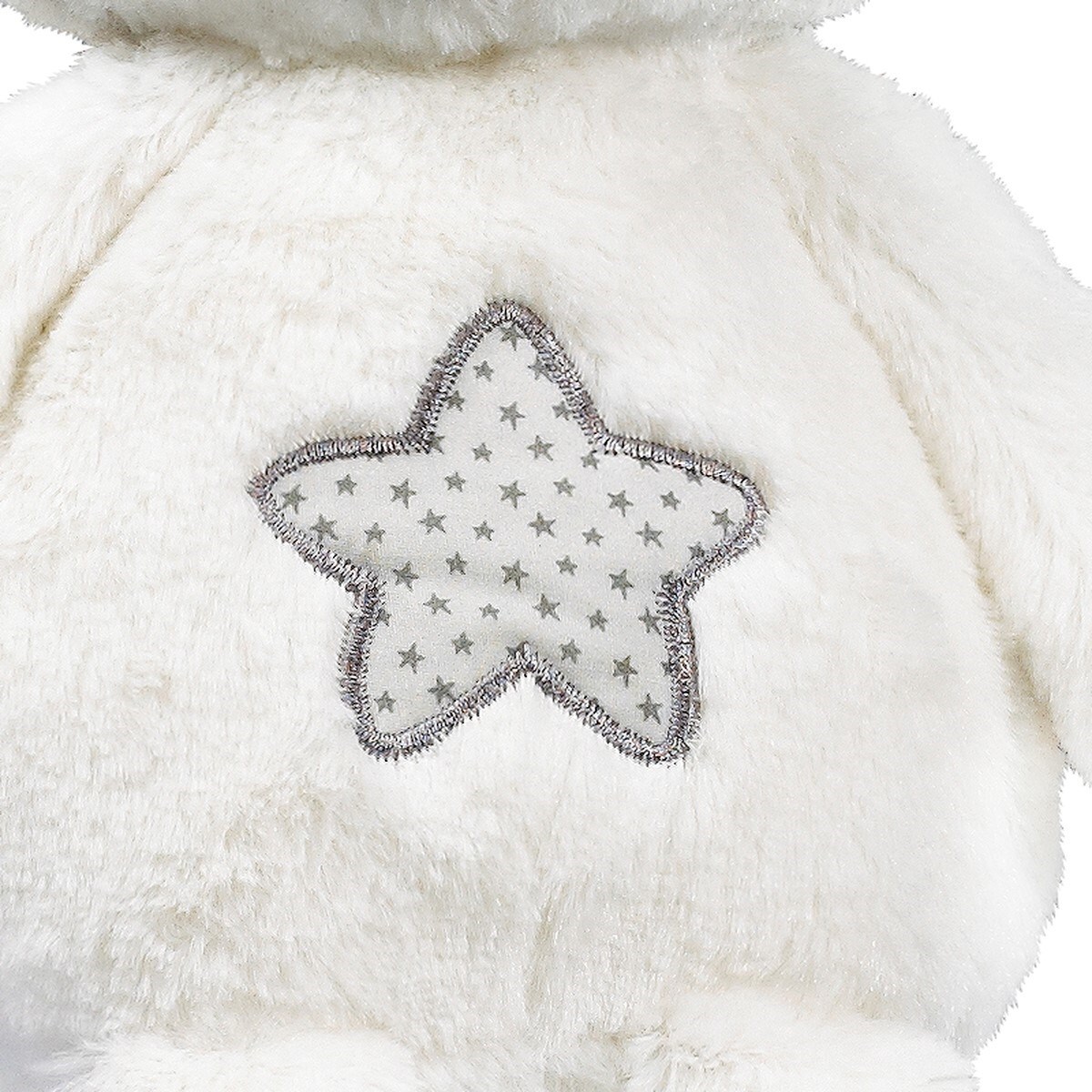 Doudou Ours en polyester blanc
