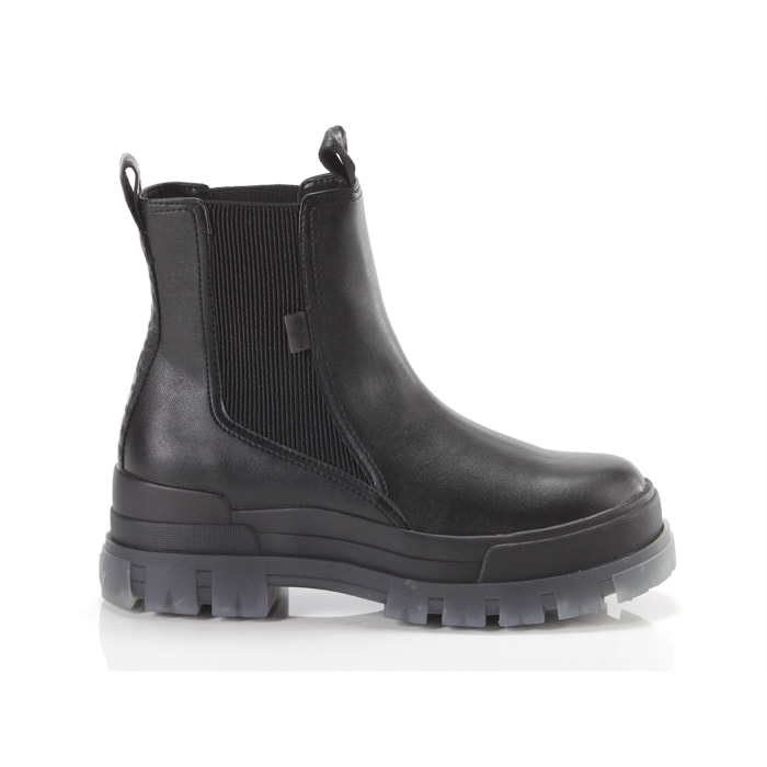 Boots Buffalo Aspha Chelsea Mid Black Trasparent Nero