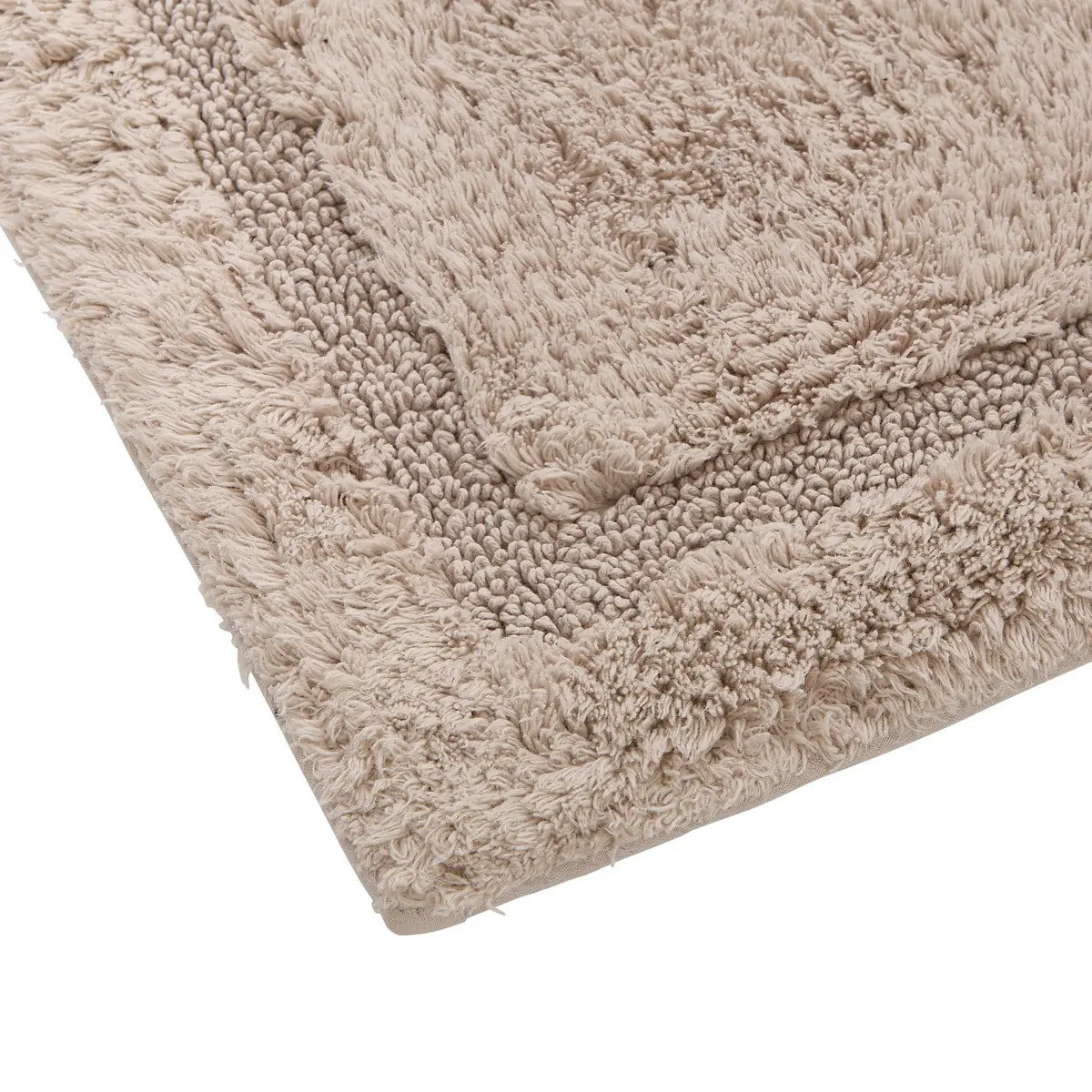 Tapis de bain fluffy Colorama 50x75cm beige