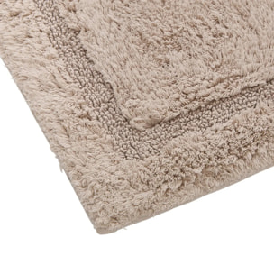 Tapis de bain fluffy Colorama 50x75cm beige