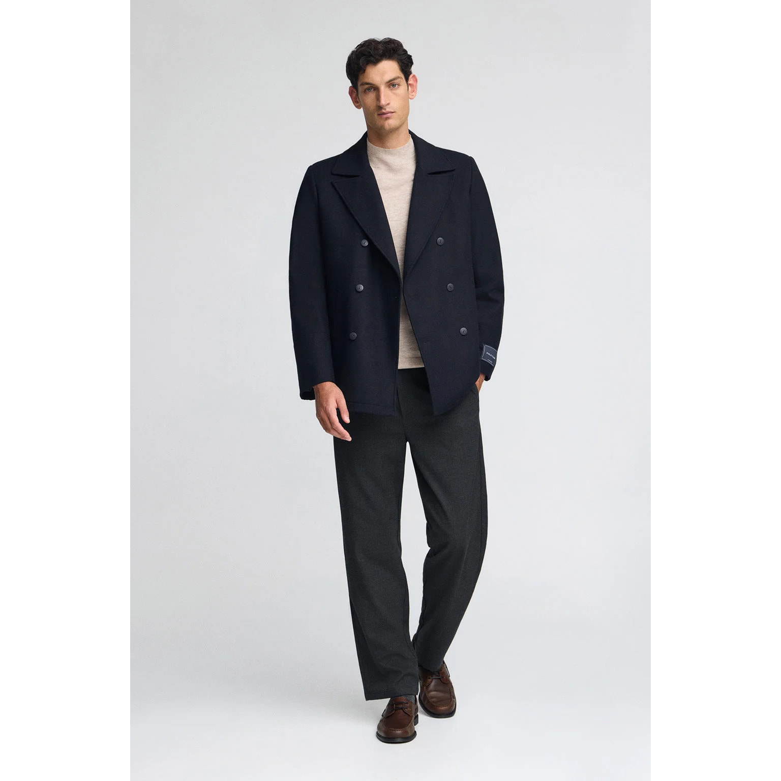 Abrigo Hanken azul marino con logo Polo Club