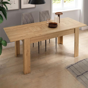 Mesa de comedor extensible Kana Roble Nude