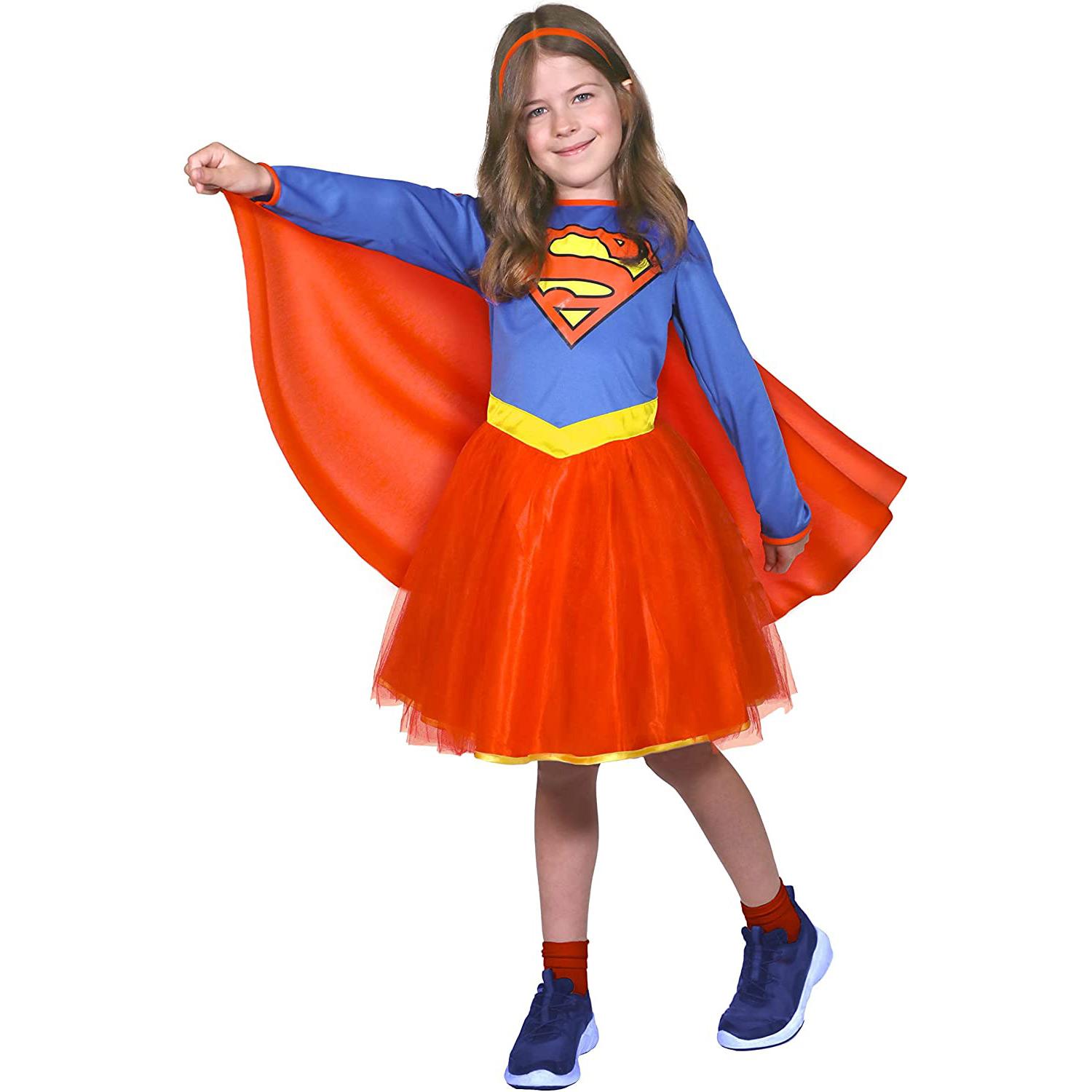 Costume Carnevale Travestimento SuperGirl Originale DC Comics Ciao Bambina