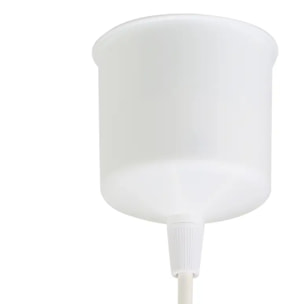 Suspension métal "Moki" blanc D42cm