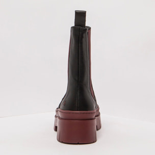 Botines 1954 NAPPA BLACK-BURDEOS/AMBERES color Black-burdeos