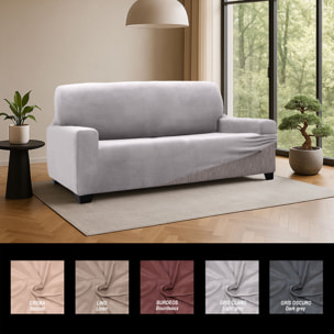 Funda de sofá TERCIOPELO ANTI MANCHAS Multi elástica modelo VERONICA