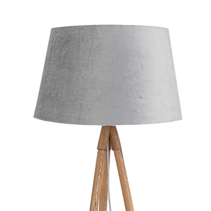 Lámpara trípode liliani gris 152cm