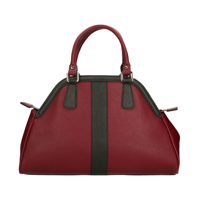 Borsa a mano da donna In Vera pelle Made in Italy 40x24x11 cm