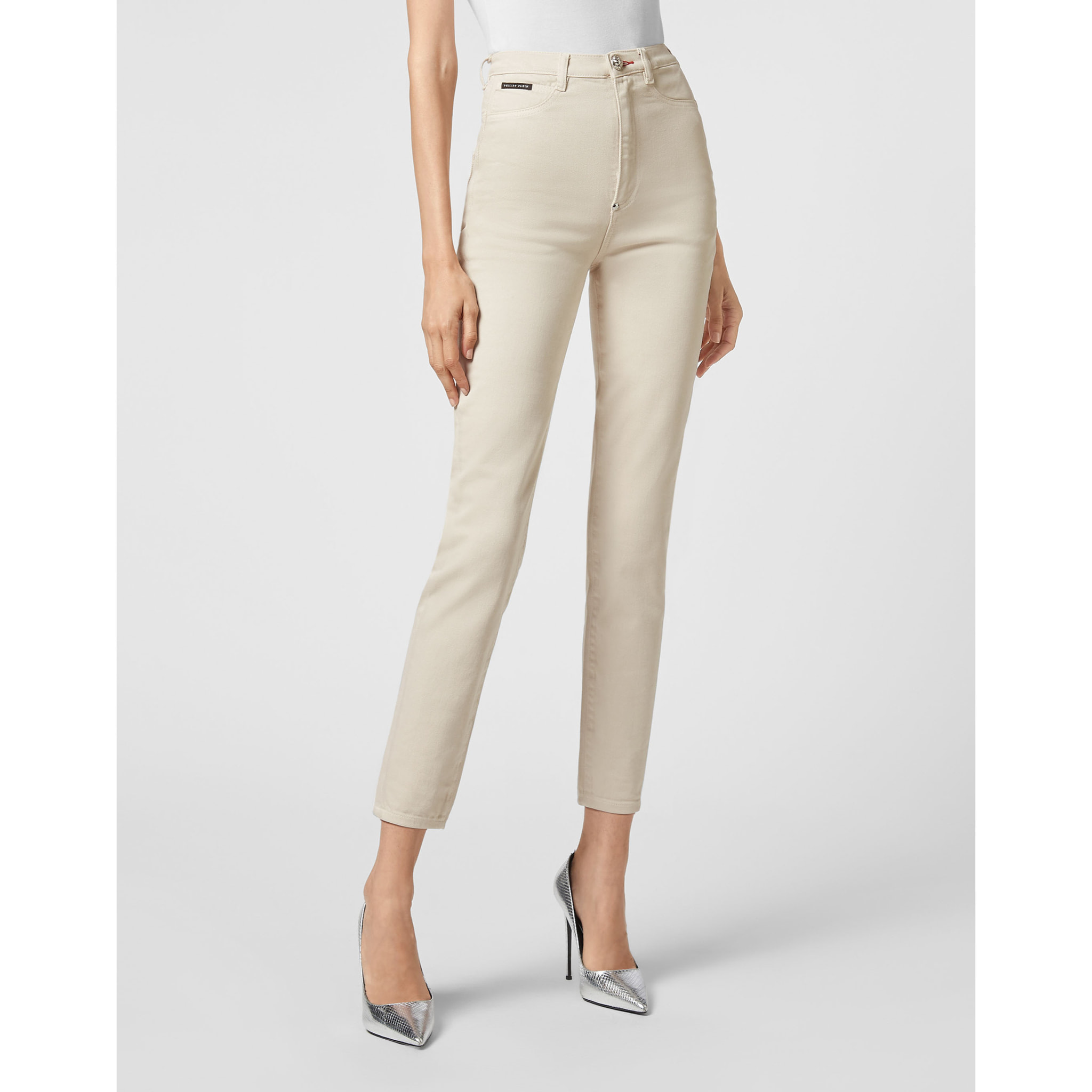 PHILIPP PLEIN Jegging de cintura alta ICONIC PLEIN