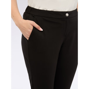 Fiorella Rubino - Pantaloni New York in punto Milano - Nero