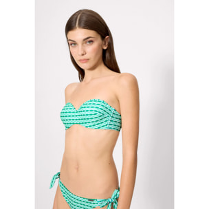 Top bikini bandeau