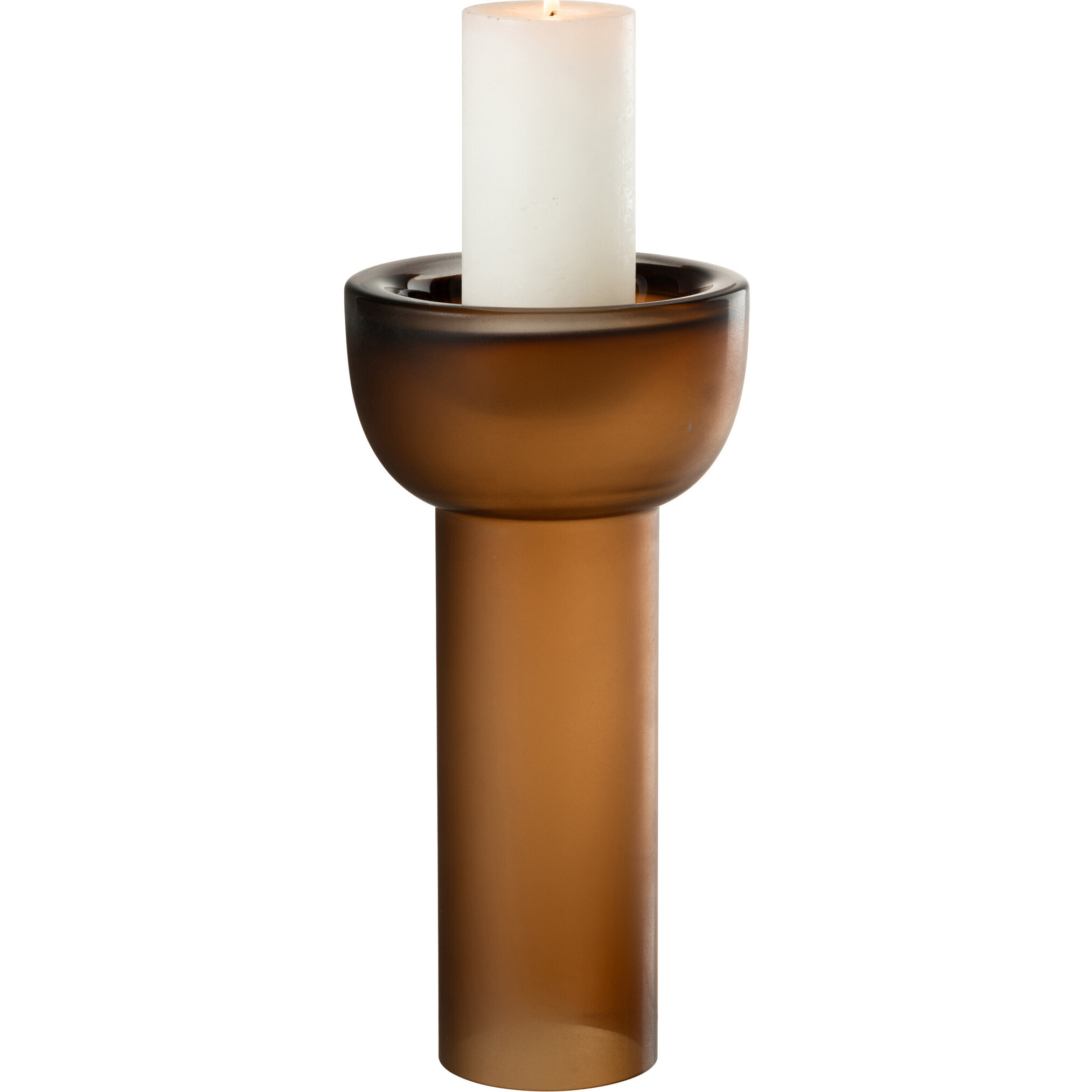 J-Line vase/chandelier Yoko - verre - marron - medium - 32 cm de hauteur