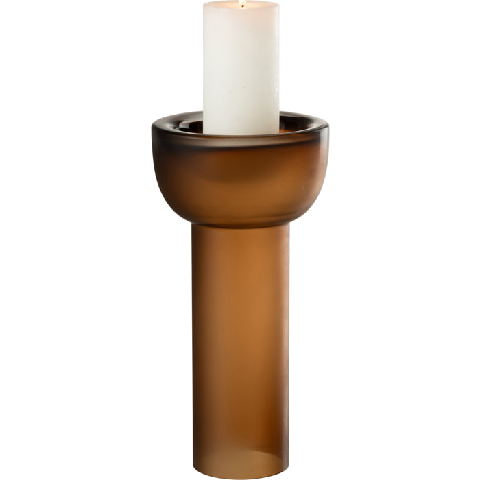 J-Line vase/chandelier Yoko - verre - marron - medium - 32 cm de hauteur