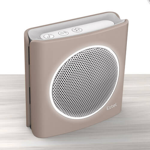 Carillon sans fil portée de 200 m et 6 sonneries au choix alerte batterie faible - diBi Flash Soft Orange - Extel - 081741