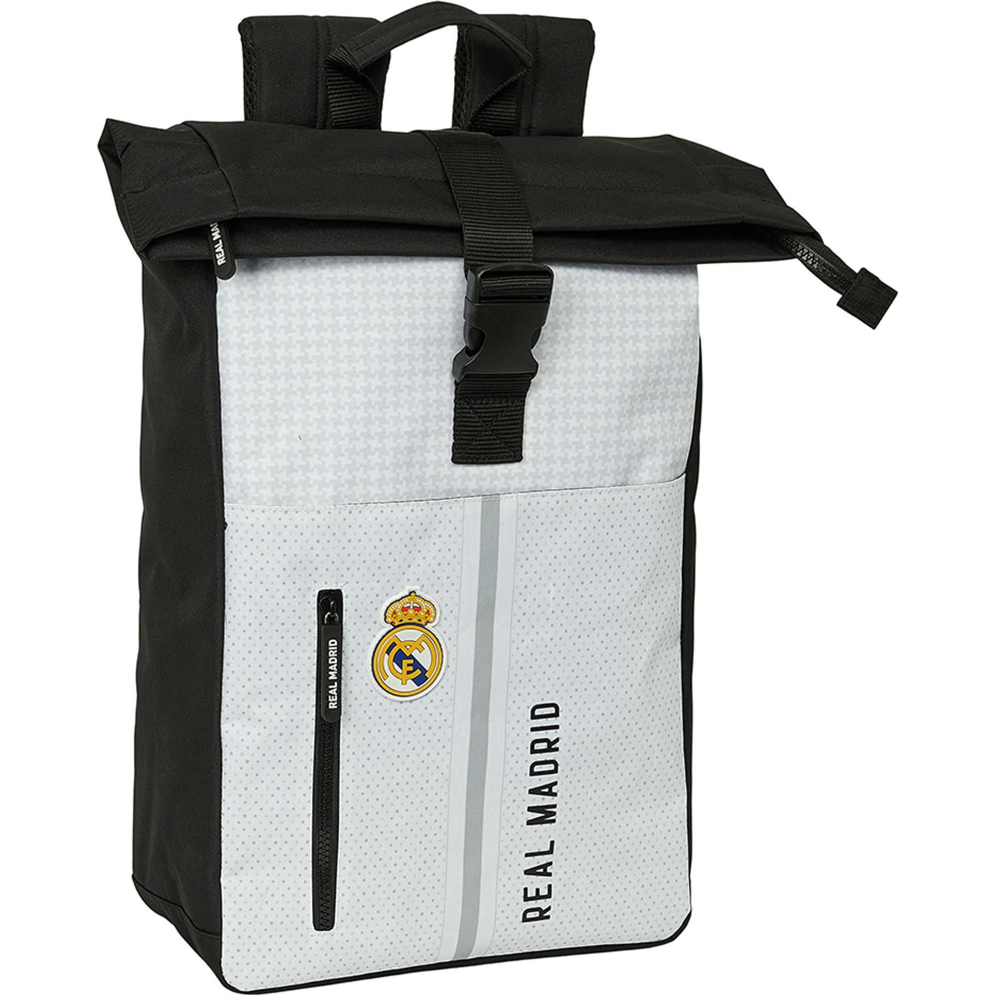 Mochila solapa para portatil 15,6 real madrid 1ª equip. 24/25