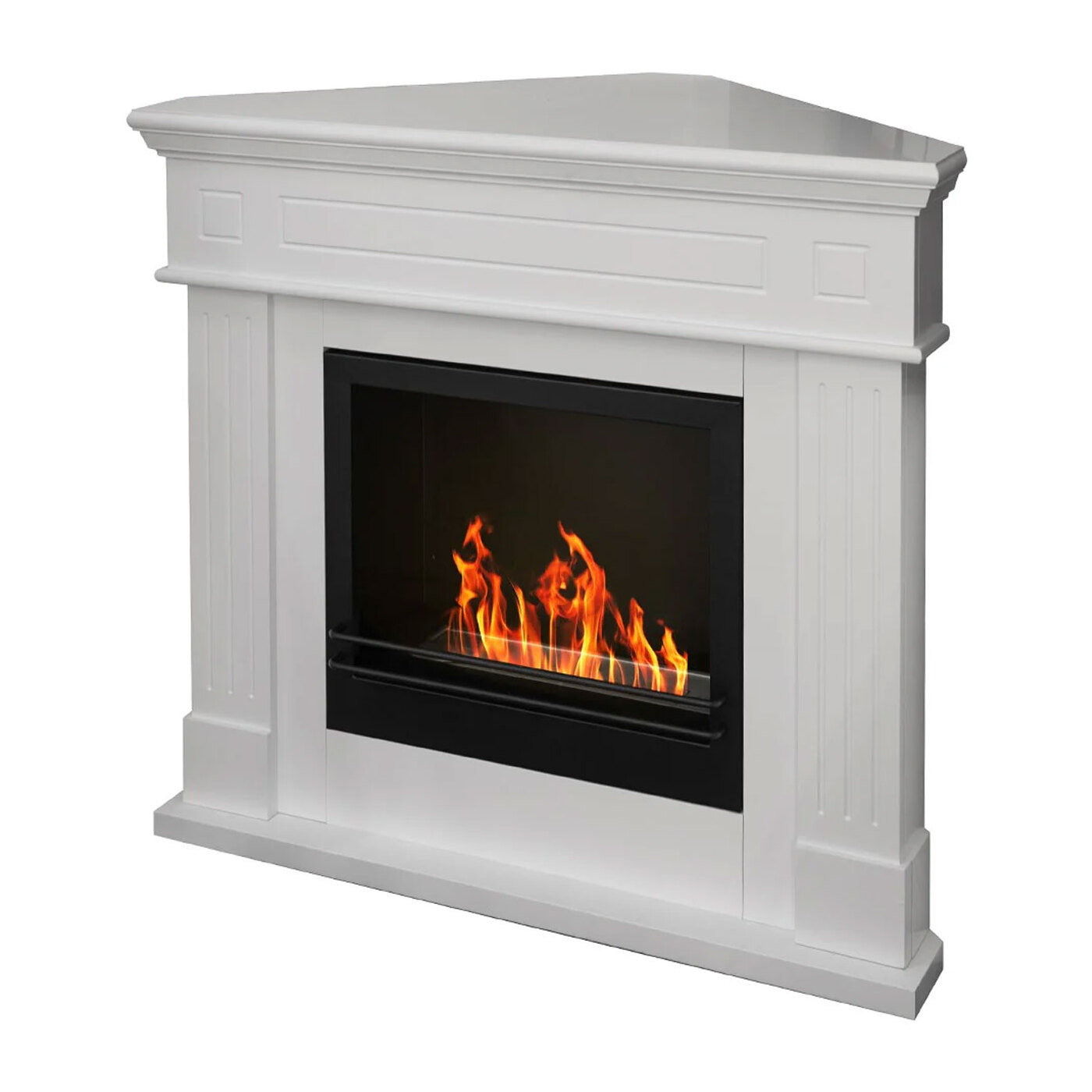 Ford - Camino a bioetanolo angolare da terra 110x63xH102 cm, colore bianco