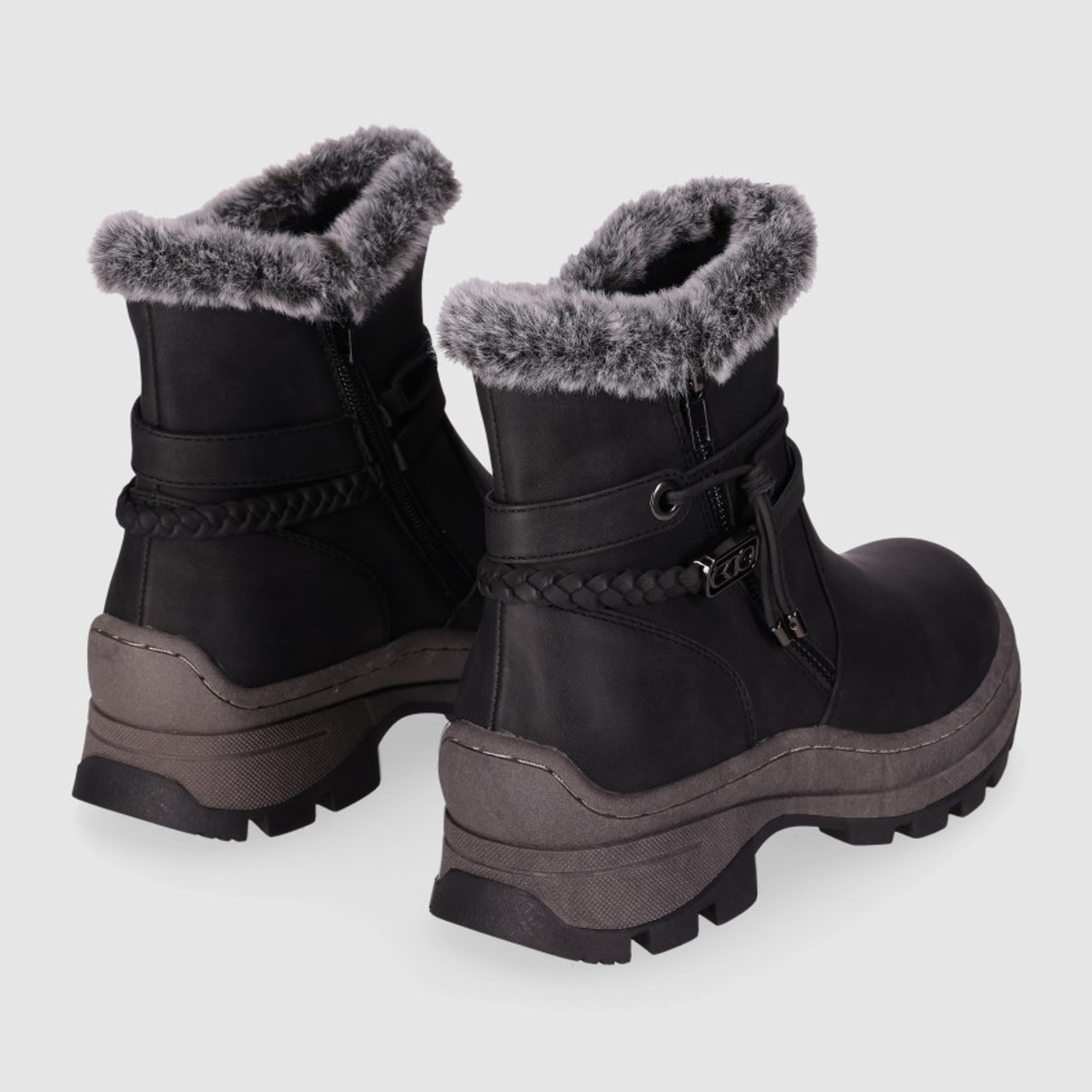 Botines - Negro - Tacón: 5 cm