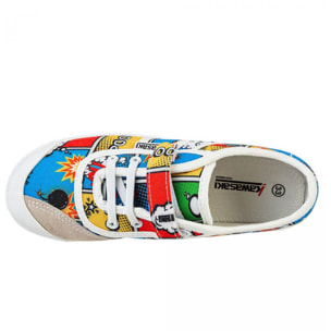 Zapatillas Sneaker KAWASAKI Cartoon Kids Shoe W/Elastic K202585 2084 Strong Blue