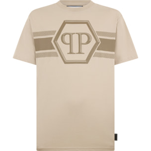 PHILIPP PLEIN Round Neck T-Shirt Hexagon Line