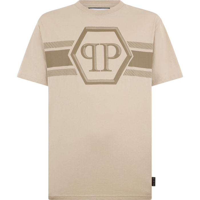 PHILIPP PLEIN Round Neck T-Shirt Hexagon Line