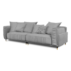 Canapé Droit Velours Fiorenzo - 4 places