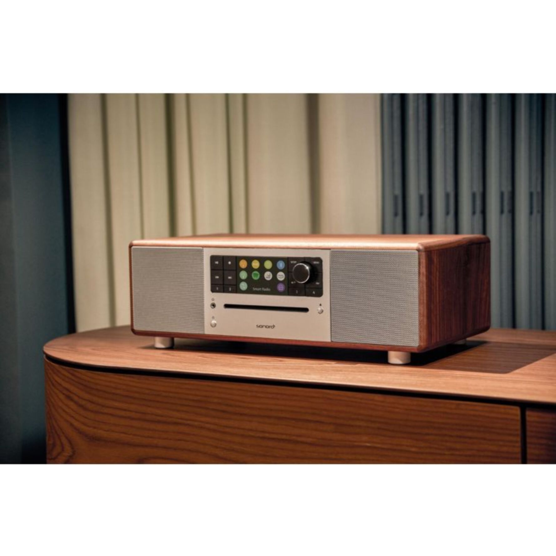 Chaîne HiFi SONORO PRESTIGE Noyer-Argent