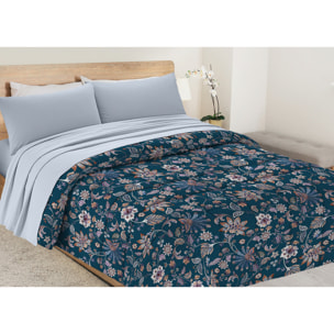 Trapunta Invernale 300gr Diadema Flora Stampa Digitale Fantasia Floreale D7