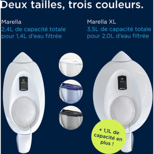 Carafe filtrante BRITA Marella graphite + 1 cartouche Maxtra Pro