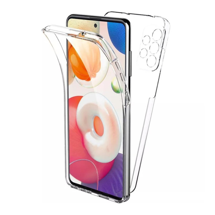 Coque Samsung Galaxy S21 FE Protection Avant Arriere 360° Intégrale Housse Transparente Ultra résistante